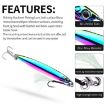 60g PROBEROS LF144 Zinc Alloy Lure for Long-Distance Casting (Silver) - 7