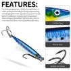 PROBEROS LF151 14G Sinking Lure 3D Fast-Draw Sea Fishing Hook - 7