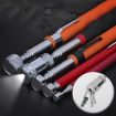 Telescopic Magnetic Picker Rod 16LB - Auto Repair Tool, Two-Color Knurling - 8