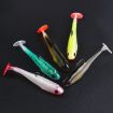 PROBEROS DW6092N6A 5pcs T-Tail Lua Soft Lure Single Hook Bait Set - 9
