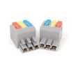 3 In 3 Out Terminal Block Push-type Junction Box 5pcs (KV232-3PC) - 2