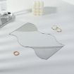 Corrugated Acrylic Mirror Tray 24x14cm for Jewelry Display & Photography - 1