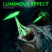 40G PROBEROS LF159 Luminous Bearded Squid Hook Bionic Bait (D) - 9