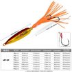 100G PROBEROS LF159 Luminous Squid Hook Bionic Bait Iron Plate - 4