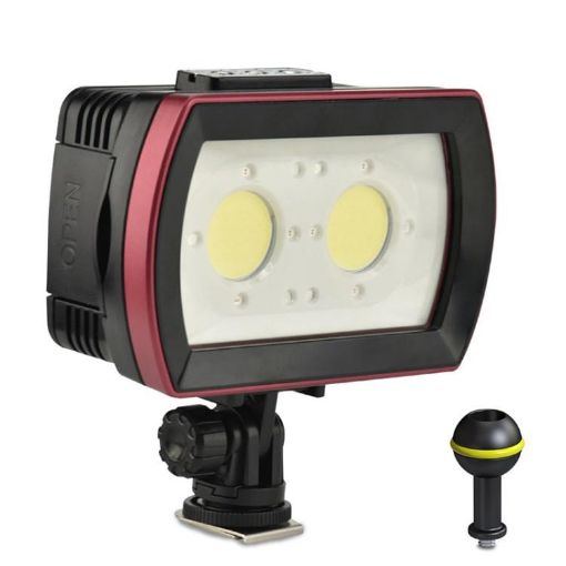 Sea Frogs SL-21 3500 Lumen Waterproof Video Light for Diving (Black) - 1