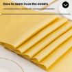 Ivory Polyester Sateen Table Runner 29x275cm for Weddings & Hotels - 4