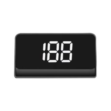 W1 Car HUD GPS Speedometer KM Display - White Head-up Speed Monitor - 1