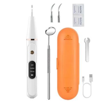 Ultrasonic Dog Teeth Cleaner Kit - Plaque & Tartar Remover, White - 1