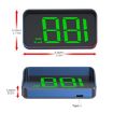 M2 Universal Cars HUD GPS Speedometer, MPH Display (White) - 3