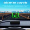 M2 Universal Cars HUD GPS Speedometer - MPH Green Display - 4