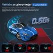 P24 Car HUD Head-up Display OBD+GPS Speedometer Slope Meter - 5