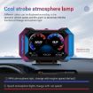 P25 Car HUD Head-up Display OBD+GPS LCD Multifunction Instrument - 4