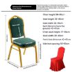 Red Spandex Stretch Chair Cover for Hotel Wedding Decoration - 3