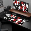 Abstract Fluid Color Blending Mouse Pad - Non-Slip Rubber Desk Mat 300x600mm - 5
