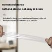 PVC Food Can Sealing Film Tape, 18mm x 100m Transparent Seamless - 5