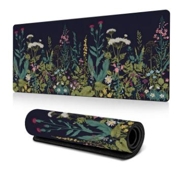 Flowers & Trees Mouse Pad Desk Mat for Office/Gaming 300x600x2mm (No.2) - 1
