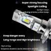 2pcs H7 6000K Mini Car LED Headlights - White Light Plug-in Integrated - 6
