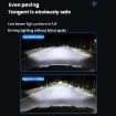 2pcs H7 6000K Mini Car LED Headlights - White Light Plug-in Integrated - 9