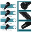 40pcs T6 T15 Security Torx Screws for Ring Doorbell & Camera (Black) - 4