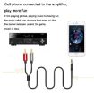 VEGGIEG 10m 3.5mm to 2RCA Audio Cable for Phone & Computer Speakers - 5