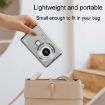 Q12 4K HD Digital Camera Portable Mini CCD Photo Card Camera (White) - 9