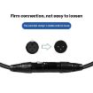 VEGGIEG 0.5m XLR Balanced Male to Female Stereo Microphone Cable (Black) - 5