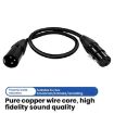 VEGGIEG 2m Male to Female XLR Stereo Microphone Cable - Black - 3