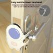 White Baby Room Cushion Mute Door Closer & Anti Collision Lock Cover - 5