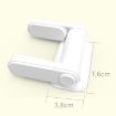 Child & Pet Proof Cabinet Drawer Window Door Lock - White, Anti-Opening - 5