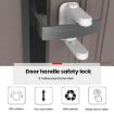 Child & Pet Proof Cabinet Drawer Window Door Lock - White, Anti-Opening - 8
