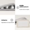 Silicone Door Stopper Anti-collision Windproof Fixed Plug (White) - 5
