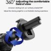 Gray Eagle Beak Clip 360 Rotating Car Phone Holder - Air Outlet Clip-on - 3