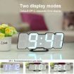 RGB 3D Digital Clock: Voice Control, Adjustable Brightness, Temp & Remote - 5