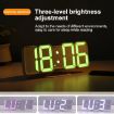 RGB 3D Digital Clock: Voice Control, Adjustable Brightness, Temp & Remote - 6