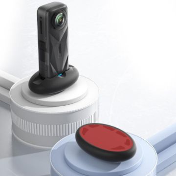 Insta360 X5/X4 Silicone Base Stand & Car Dashboard Holder - Black - 1