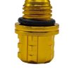 CNC Aluminum Alloy Hexagonal Oil Dipstick Motorcycle Decoration Yellow - 4