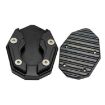 CNC Aluminum Motorcycle Side Support Anti-slip Pad Black JCBD-002 - 4