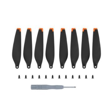 DJI Mini 3 Drone 8pcs 6030F Propeller Blades Low Noise Orange Tip - 1