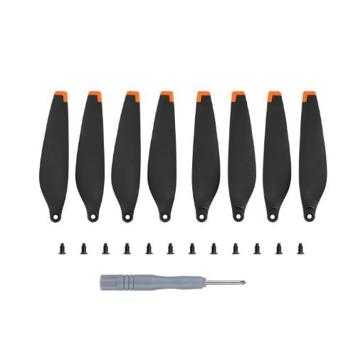DJI Mini 3 Drone 8pcs 6030F Propeller Blades Low Noise Orange Tip - 1