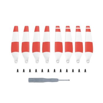 DJI Mini 3 Drone 8pcs 6030F Propeller Blades Low Noise Red Wings Set - 1