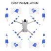 DJI Mini 3 Drone 6030F Propeller Blades 8pcs Set Tricolor Wings - 8