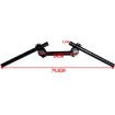 Black Aluminum Alloy Motorcycle Handlebar Variable Diameter Faucet - 3