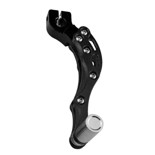 Universal CNC Aluminum Alloy Shift Lever Motorcycle Start Lever Black - 1