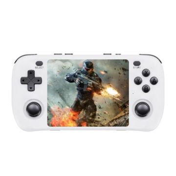 H36S 3.5" IPS HD Retro PSP Game Console, 128G Linux System (White) - 1