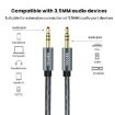 VegGieg 1m Braided 3.5mm Aux Audio Cable for Phone, Computer, Stereo - 4
