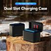 Insta360 X4 TELESIN Dual Battery Charger & Storage Case - 4