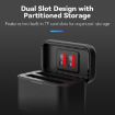 Insta360 X4 TELESIN Dual Battery Charger & Storage Case - 6