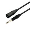 VEGGIEG 3Pin XLR Speaker Cable 0.5m Balanced Audio Mic Cable - 1