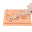 Surgical Silicone Wound Suture Practice Pad - Simulated Skin Model - 4