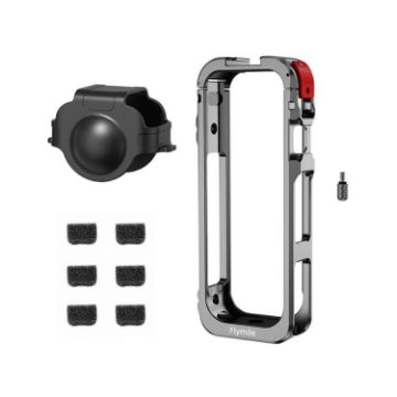 Insta360 X5 Camera Metal Frame Lens Cover Set Rabbit Cage Bracket - 1